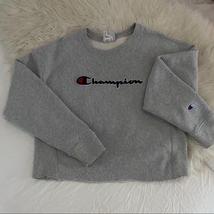 Authentic Champion cropped crew neck